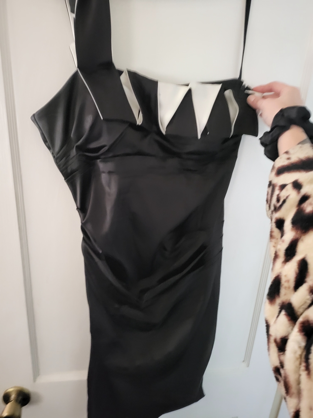 Besty and Adam vintage cocktail dress new with tag black white